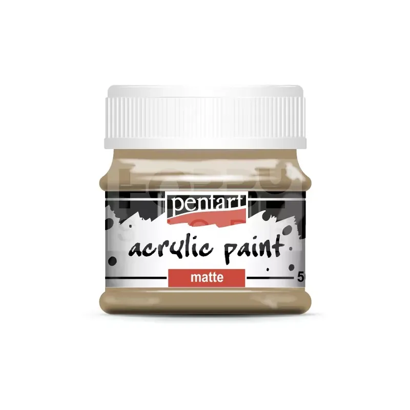 Akciós ár Pentart matt akrilfesték - mogyoró 50 ml
