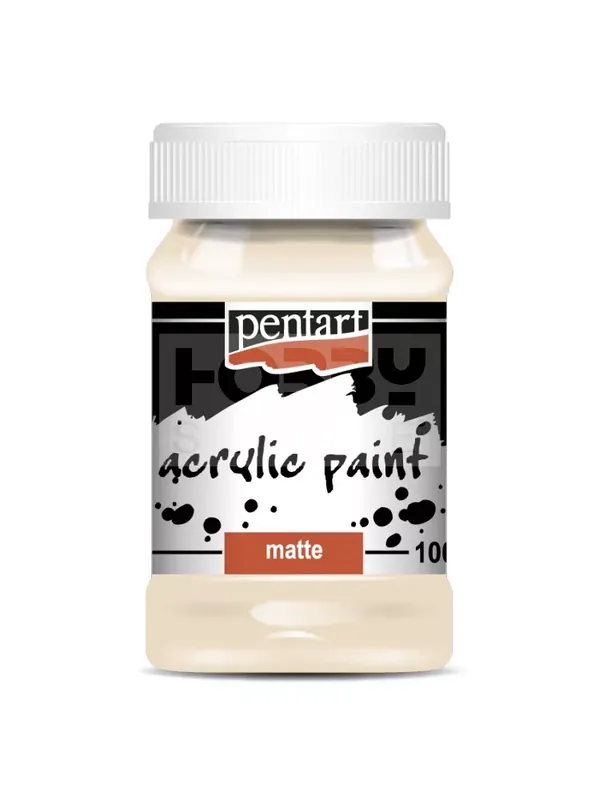 Pentart matt akrilfesték - bézs 100 ml Akciós ár
