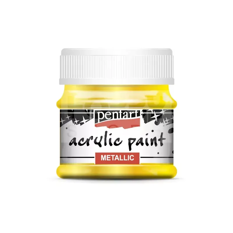 Ajánlat Pentart metál akrilfesték - sárga 50 ml