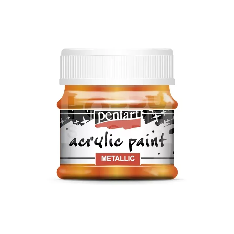 Pentart metál akrilfesték - narancs 50 ml Akció