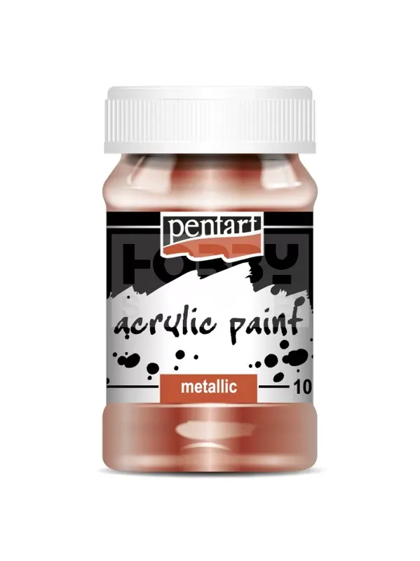 Legkelendőbb Pentart metál akrilfesték - bronz 100 ml