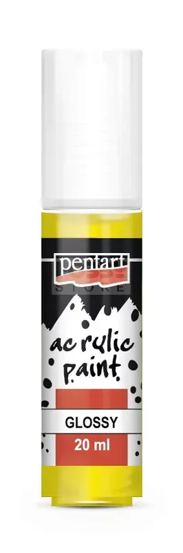 Kihagyhatatlan ajánlat Pentart fényes akrilfesték - sárga 20 ml