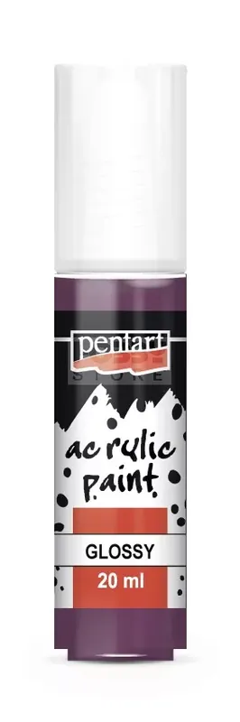 Exkluzív ajánlat Pentart fényes akrilfesték - lila 20 ml