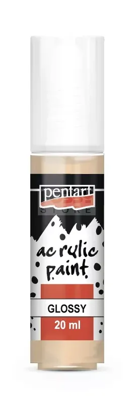 Alacsony ár Pentart fényes akrilfesték - púderszín 20 ml