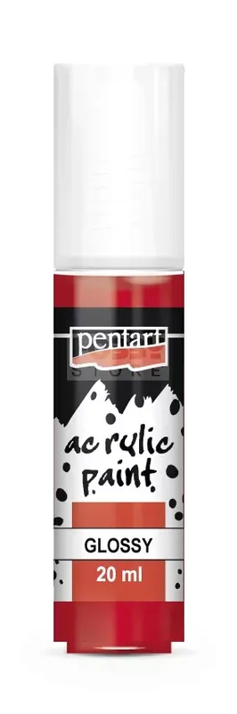 Pentart fényes akrilfesték - rúzspiros 20 ml Népszerű