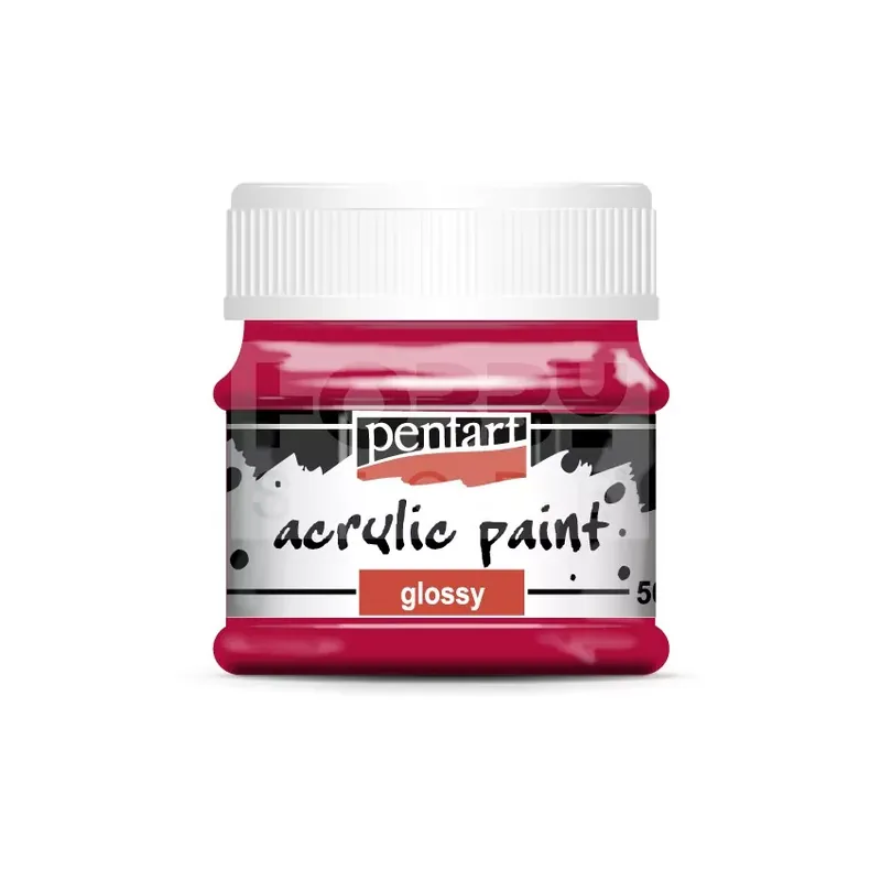 Pentart fényes akrilfesték - kármin 50 ml Vásárlói kedvenc