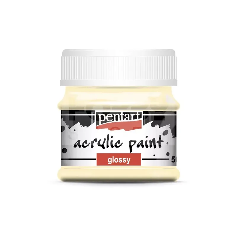 Pentart fényes akrilfesték - bézs 50 ml Kiárusítás