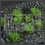 Népszerű Gamers Grass TUFTS Realisztikus Strong Green-élénkzöld színű fűcsomók diorámához (6 mm self-adhesive - Strong Green)