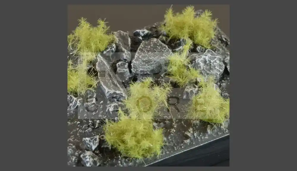 Legnépszerűbb GAMERS GRASS SHRUBS TUFTS Realisztikus zöld színű tüskés bokrok diorámához (12 mm self-adhesive - Spikey Green)