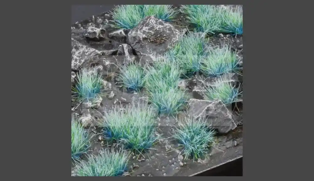 Exkluzív ajánlat GAMERS GRASS ALIEN TUFT (TURQUOISE) - scifi témájú fűcsomók diorámákhoz-figurákhoz (6 mm self-adhesive - Alien Turquoise)