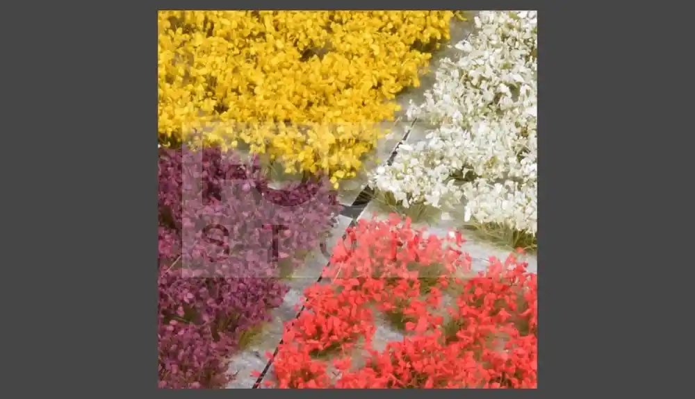 GAMERS GRASS MIXED FLOWER SET - Realisztikus virágcsomó szett diorámához 140 darab (4-6 mm self-adhesive - Mixed Flower Set) Rendeld meg most