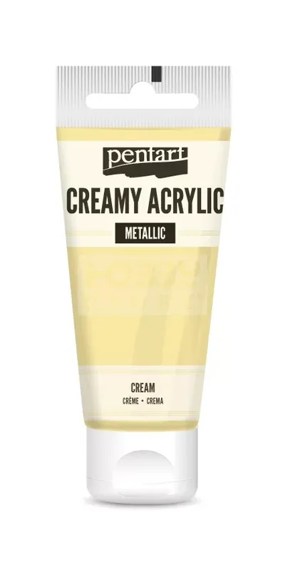 Pentart selyemfényű krémszín színű akril bázisú krémes hobbi festék 60 ml Expressz kézbesítés
