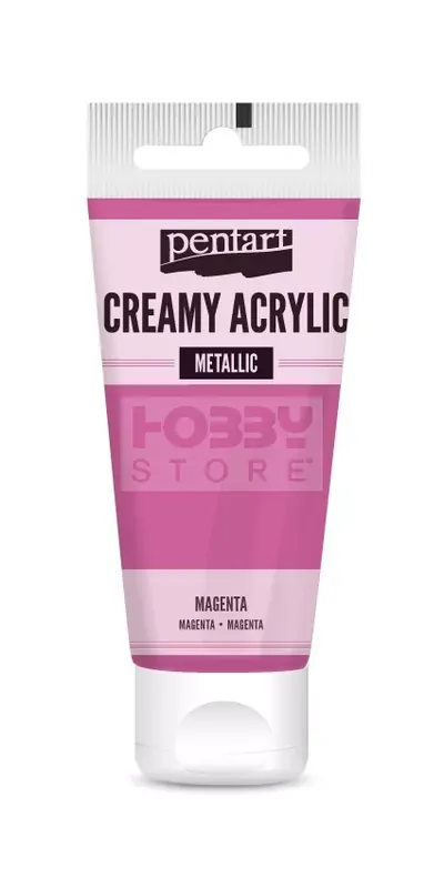 Pentart metál magenta színű akril bázisú krémes hobbi festék 60 ml Kihagyhatatlan ajánlat