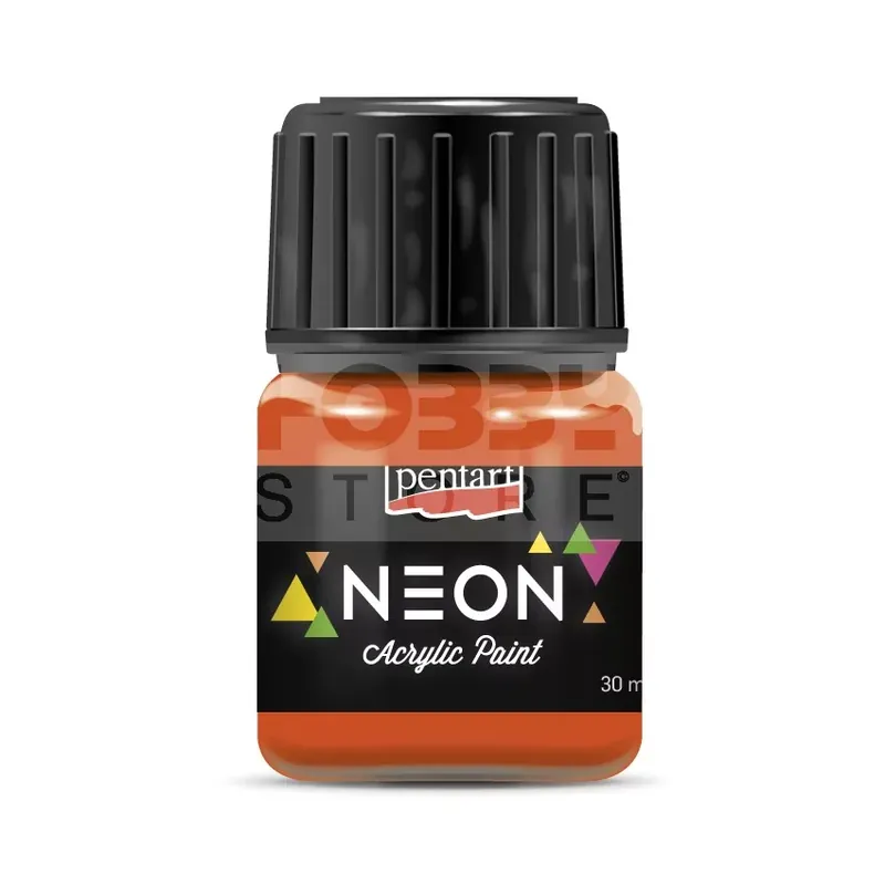 Pentart Neon narancs színű akril bázisú hobbi festék 30 ml Végkiárusítás