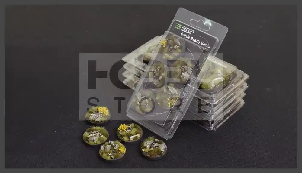 GAMERS GRASS - Highland Bases Round 40mm (x5) GGB-HLR40 Legkelendőbb