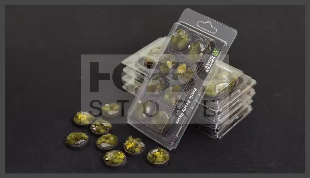 GAMERS GRASS - Highland Bases Round 32mm (x8) GGB-HLR32 Outlet