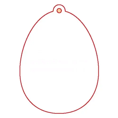 Ne maradj le Pentart Fafigura, 5 db/csomag - tojás 23061