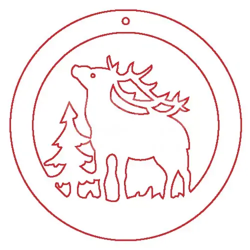 Legjobb ár Pentart Fafigura, 5 db/csomag - szarvas 22874