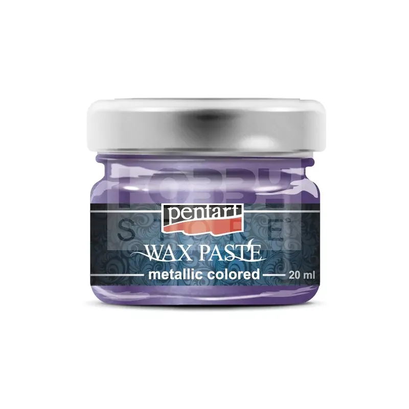 Végkiárusítás Pentart metállila színű viaszpaszta 20 ml 26682