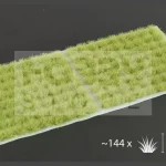 Azonnal elérhető Gamers Grass TUFTS Realisztikus Light Green - világoszöld színű fűcsomók diorámához-Small 144 darab (4 mm self-adhesive - LIGHT GREEN)