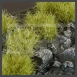 Outlet Gamers Grass TUFTS Realisztikus DRY GREEN XL- száraz zöld színű fűcsomók diorámához 36 darab (12 mm self-adhesive -DRY GREEN XL)