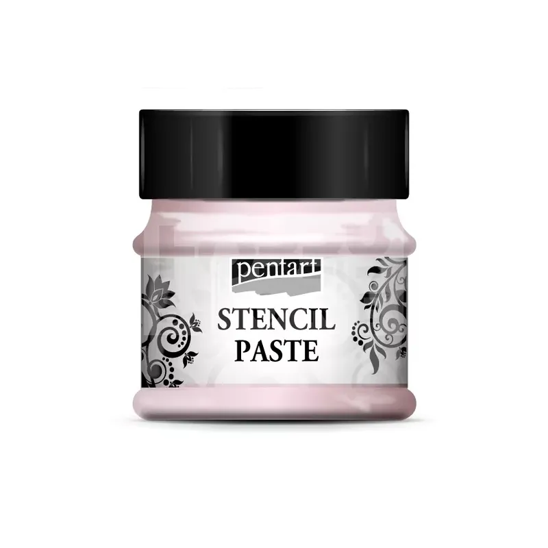 Újdonság Pentart Stencilező paszta gyöngyház vattacukor 50 ml 29403