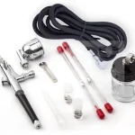 Szuper ajánlat FENGDA BD-134K Szórópisztoly készlet (Airbrush Gun Set) 0.2-0.3-0.5-ös dűznivel-tűvel és légkábellel BD-134K