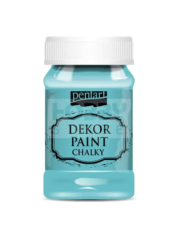 Pentart dekor krétafesték - türkizkék 100 ml Expressz szállítás
