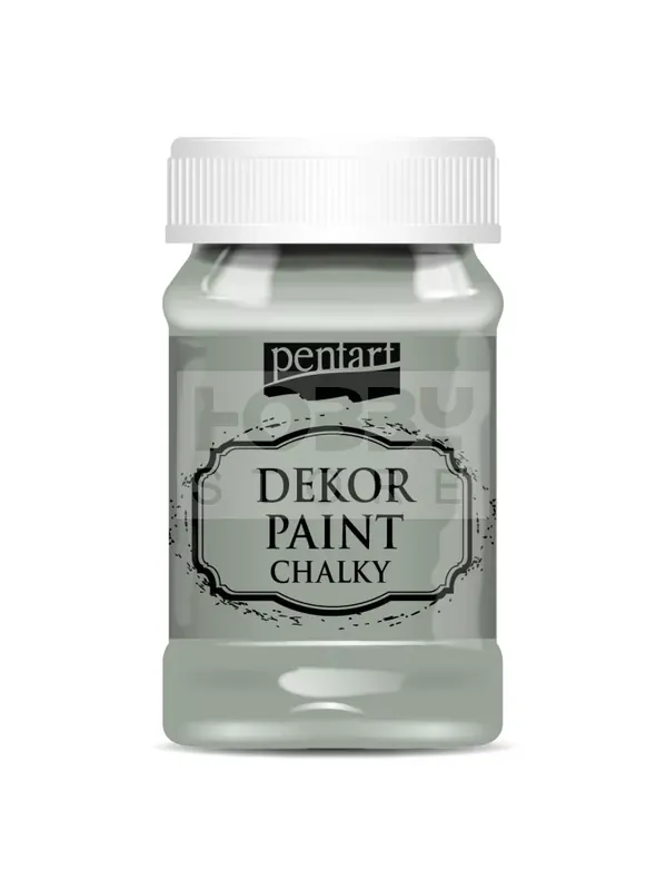 Azonnali szállítás Pentart dekor krétafesték - olajfazöld 100 ml