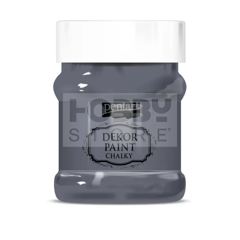 Olcsóbb Pentart dekor krétafesték - grafitszürke 230 ml