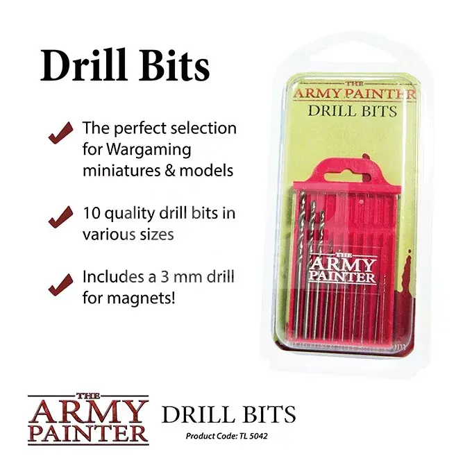 The Army Painter Drill Bits - 10 db Azonnali szállítás