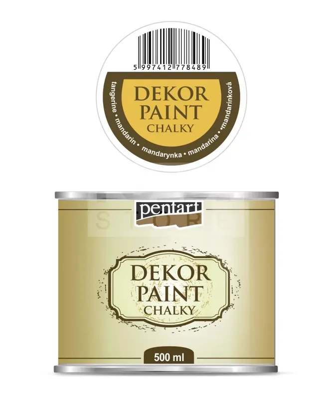 Pentart dekor krétafesték - mandarin 500 ml Biztonságos vásárlás