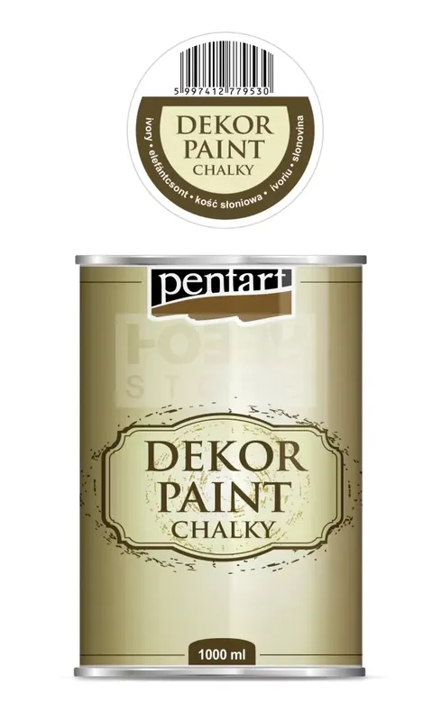Bestseller Pentart dekor krétafesték - elefántcsont 1000 ml