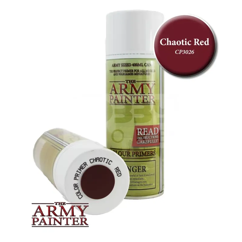 Exkluzív ajánlat The Army Painter Colour Primer - Chaotic Red 400 ml