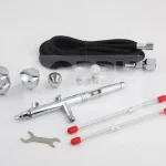 Akció FENGDA FE-183K Szórópisztoly készlet (Airbrush Gun Set) 0.3-0.5-0.8-ös dűznivel-tűvel és légkábellel FE-183K