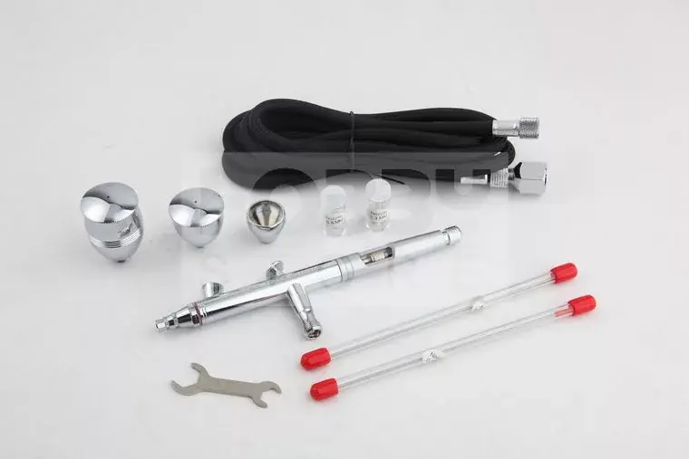 Akció FENGDA FE-183K Szórópisztoly készlet (Airbrush Gun Set) 0.3-0.5-0.8-ös dűznivel-tűvel és légkábellel FE-183K