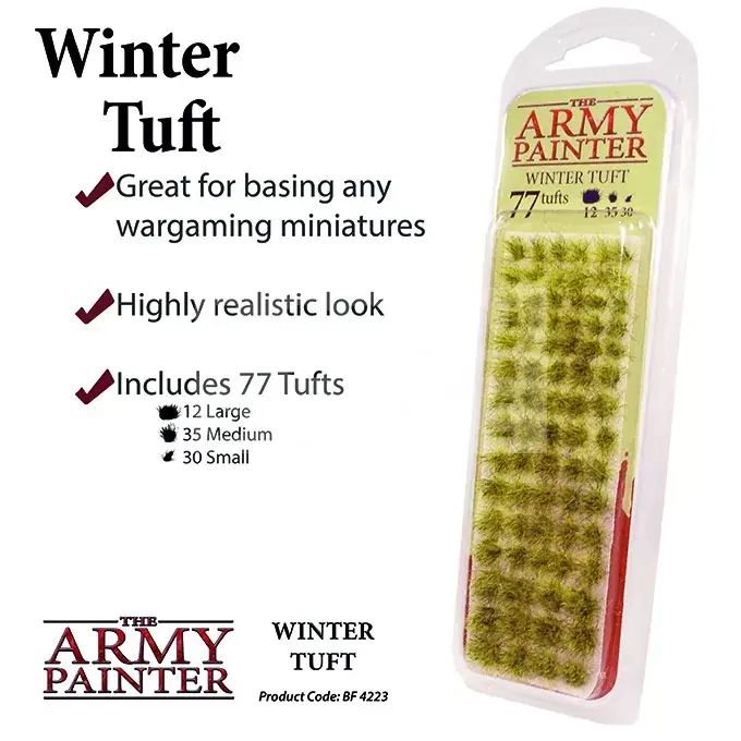Kedvezmény The Army Painter Battlefields - Winter Tuft 77 db