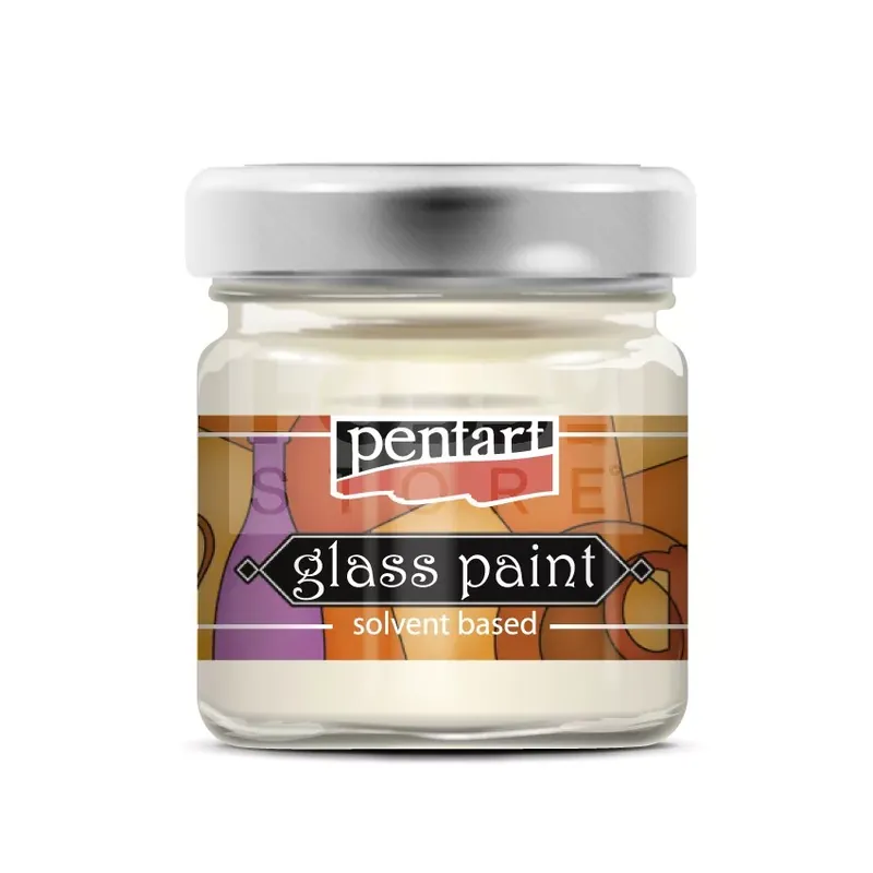 Pentart oldószeres üvegfesték - fehér 30 ml Népszerű