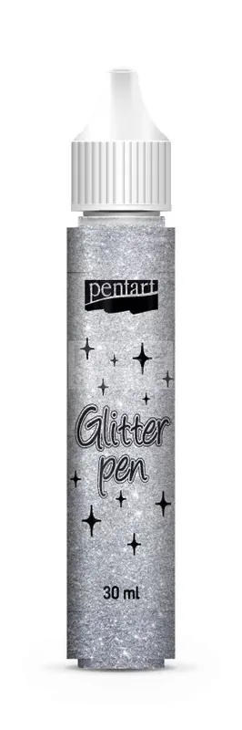 Pentart Csillámtoll ezüst 30 ml 18686 Gyors szállítás