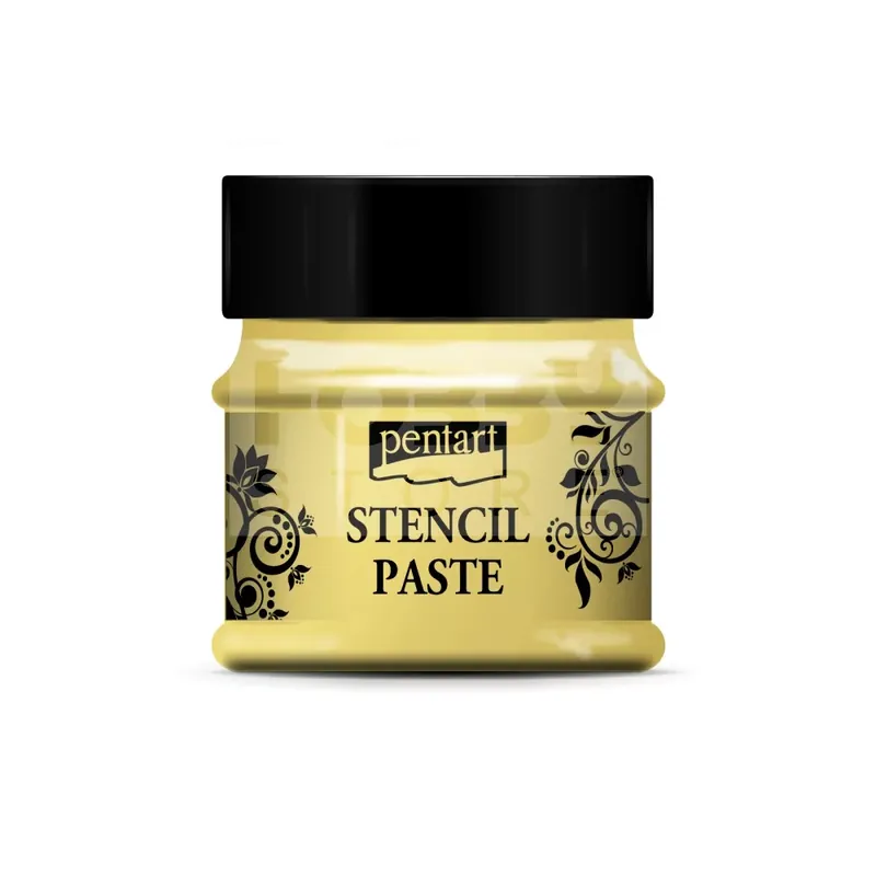 Különleges ajánlat Pentart Stencilező paszta gyöngyház sárga 50 ml 36900