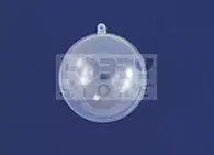 Olcsóbb Átlátszó műanyag gömbdísz 10 cm 21745