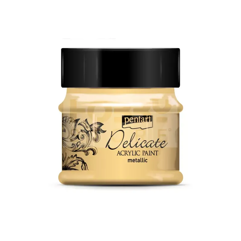 Pentart Delicate metál akrilfesték – arany, 50 ml Legnépszerűbb
