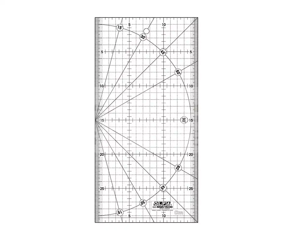 OLFA 15X30 cm-es patchwork vonalzó MQR 15x30 Outlet