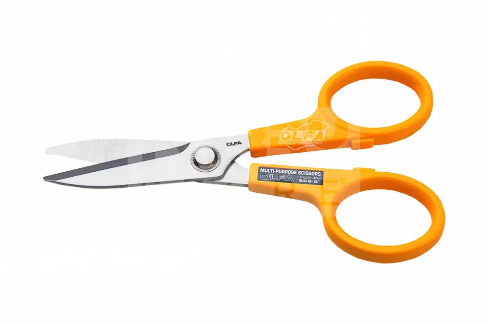 Biztonságos vásárlás OLFA SCS-2 olló 5.5 cm-es bordázott éllel