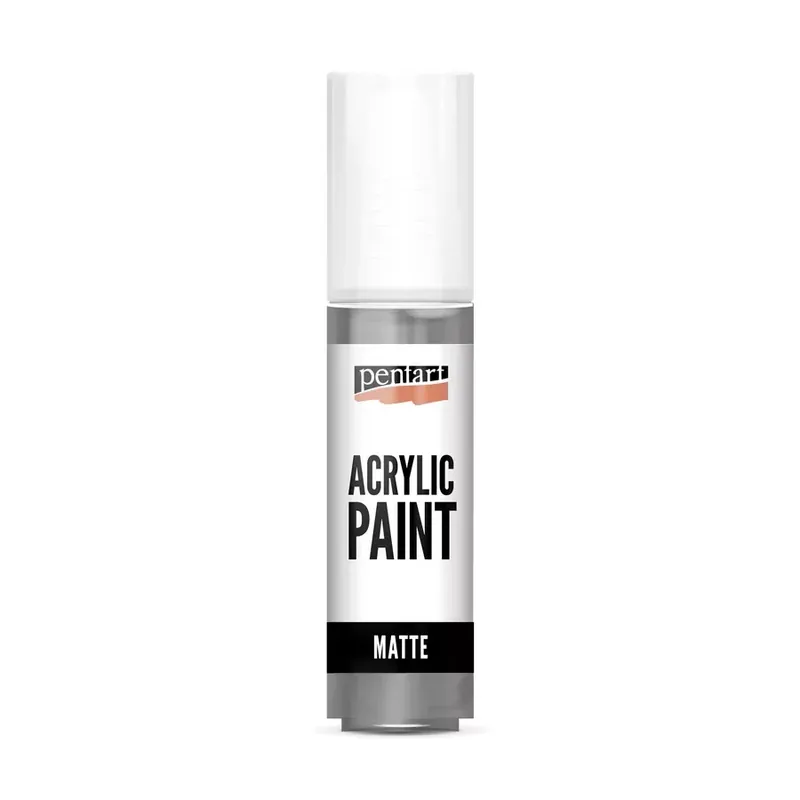 Gyors kiszállítás Pentart matt akrilfesték - szürke 20 ml