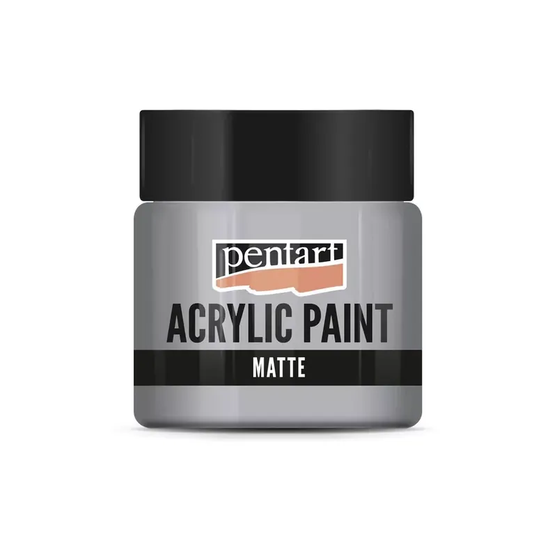 Pentart matt akrilfesték - szürke 50 ml Legkelendőbb
