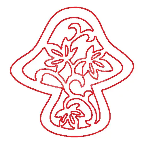 Pentart Fafigura, 5 db/csomag – gomba 22846 Alacsony ár