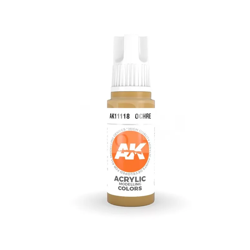 AK-Interactive - Acrylics 3rd generation Ocher 17ml - akrilfesték AK11118 Népszerű