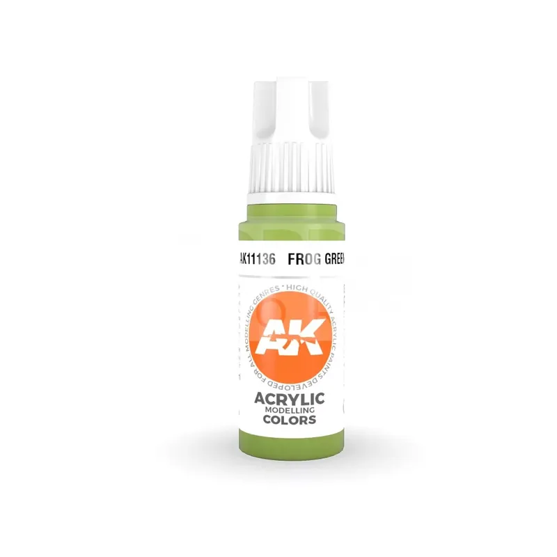 Rendeld meg most AK-Interactive - Acrylics 3rd generation Frog Green 17ml - akrilfesték AK11136