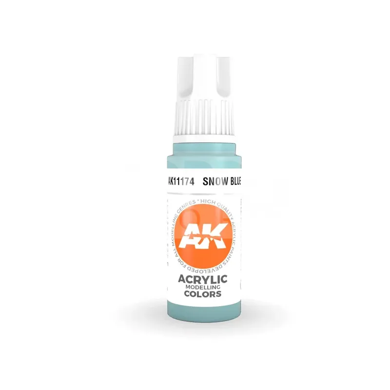 Legjobb ár AK-Interactive - Acrylics 3rd generation Snow Blue 17ml - akrilfesték AK11174